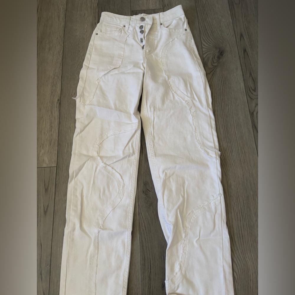 Wild Fable White Straight Leg Jeans